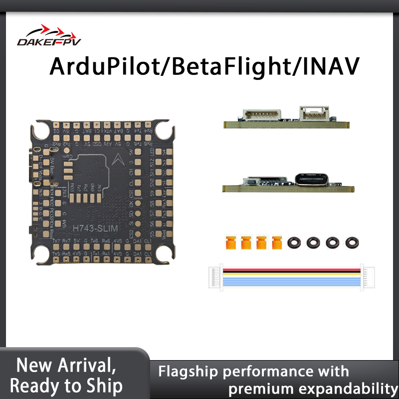 Drone Racing Flight Controller - H743 SLIM フライトコントローラー — X8 UAV、FPVレーシングドローン、模型航空機に適しており、ArduPilot