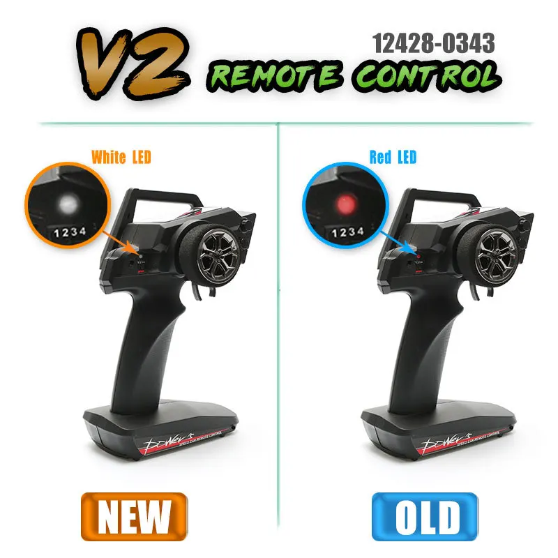 Drone Racing Receiver - WLtoys V1/2/3 リモートコントロールとレシーバーボード用、12428 12423 12427 RCカーと互換性があり、応答性が向上します。