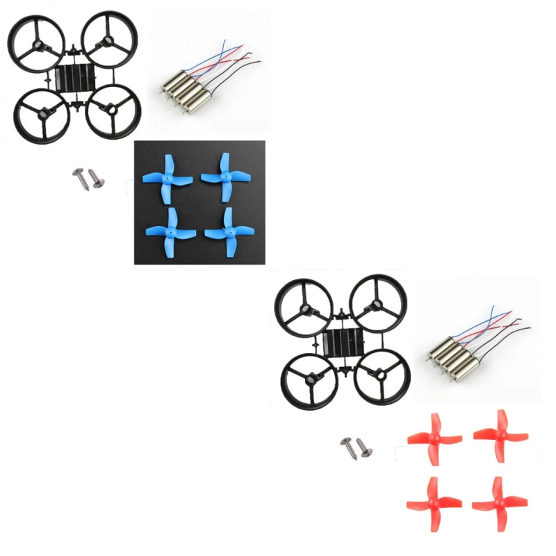 Drone Racing Propeller - JJRC H36 Eachine E010 小型DIYミニクアッドコプターフレームキット、4x615コアレスモーター、4xブレード、65mmホイールベース、屋内FPVドローン用