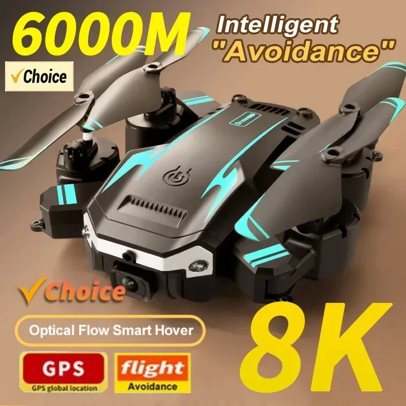 Drone Racing Camera - G6 Pro 8Kデュアルカメラドローン、5G GPS 5KM FPV（360度）