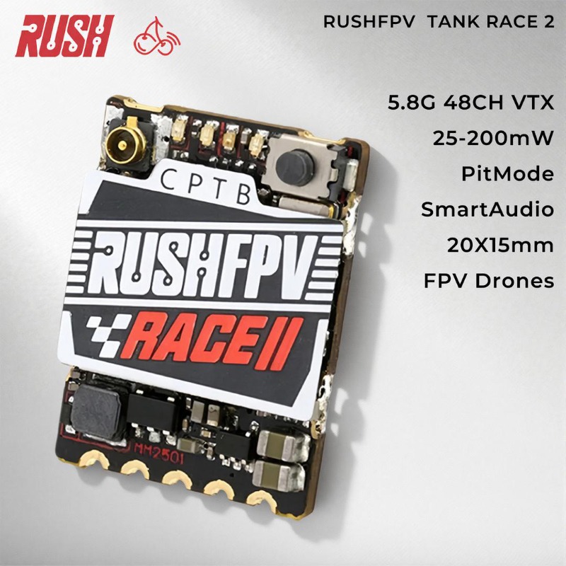 Drone Racing Vtx - RushFPV 5.8GHz FPV VTX 48CH 25-200mW