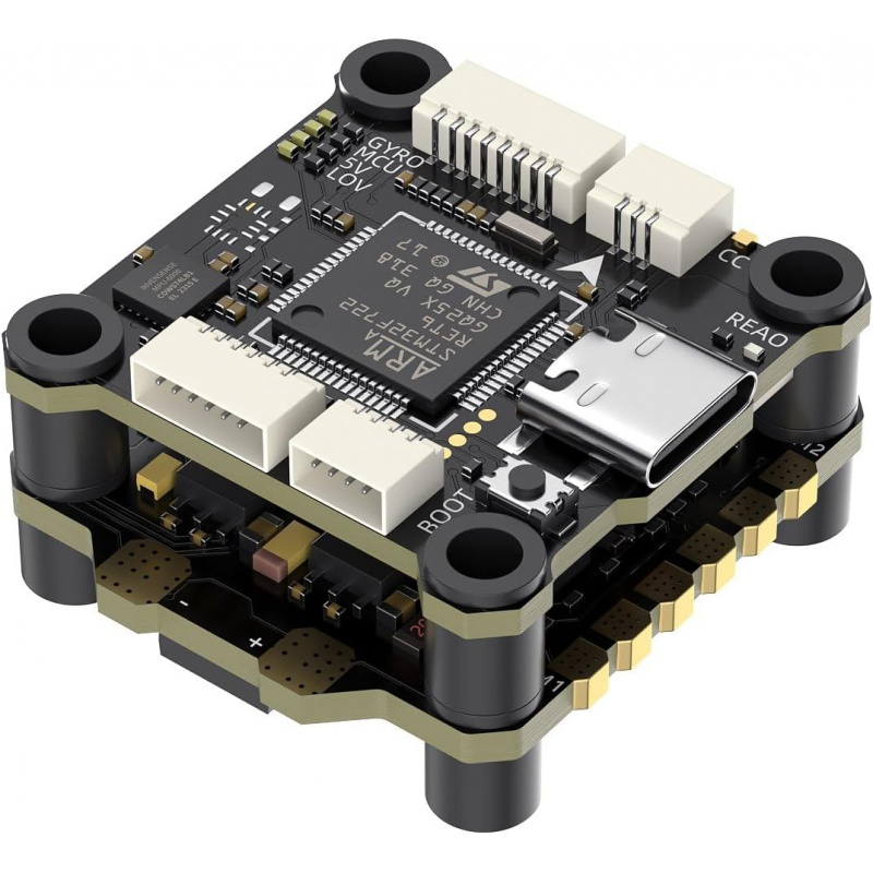 Drone Racing Flight Controller - F722 フライトコントローラー 30x30 AM32 65A 4in1