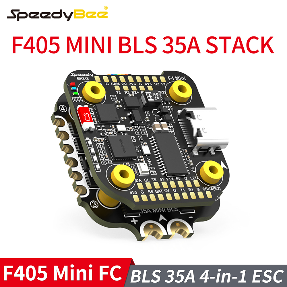 Drone Racing Esc - F405 MINI SpeedyBee F405 ミニスタックフライトコントローラー FC