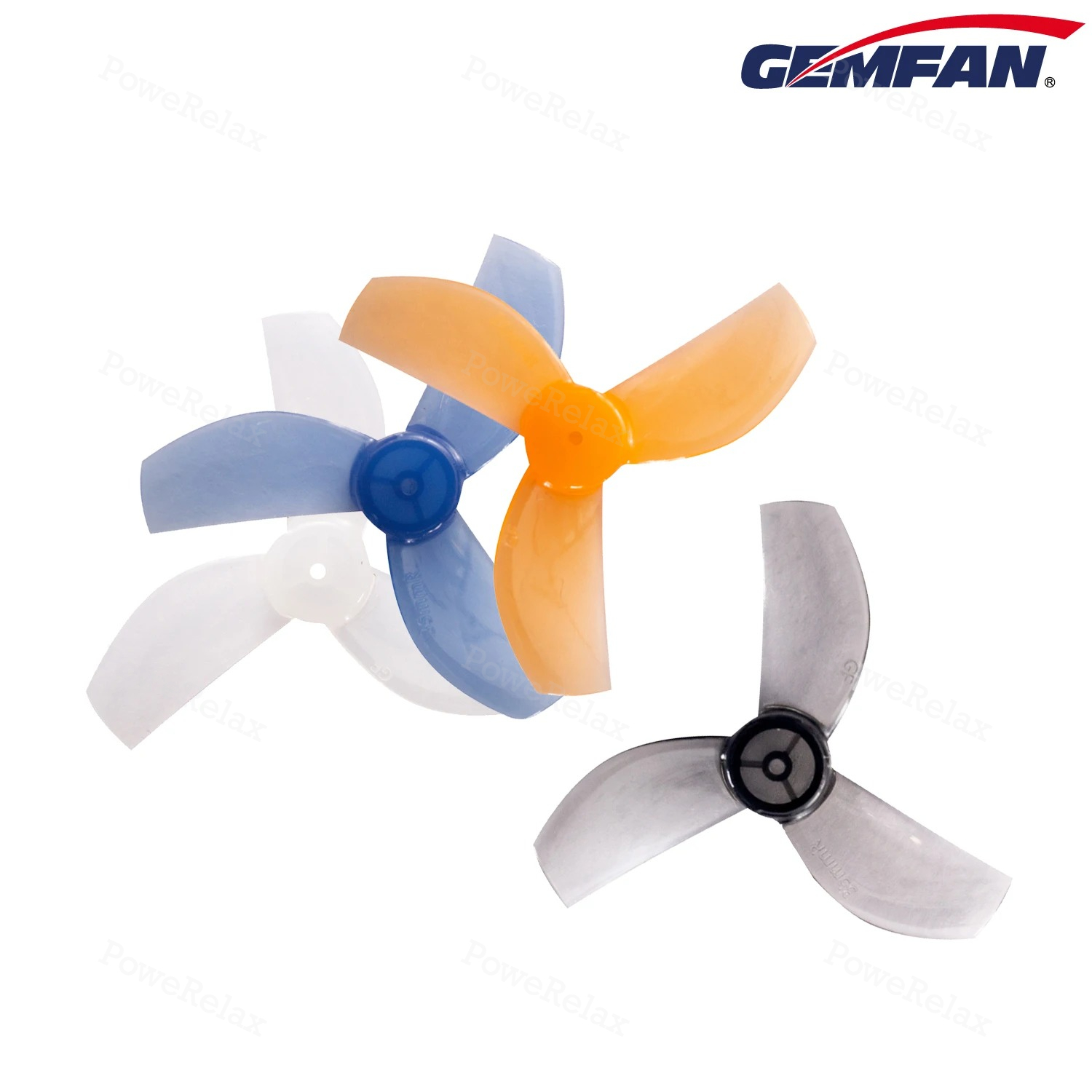 Drone Racing Propeller - 16ペアGemfan 35mm-3 35mm 3ブレードPCマイクロプロペラ1.0mm RC FPVレーシングフリースタイルFPV
