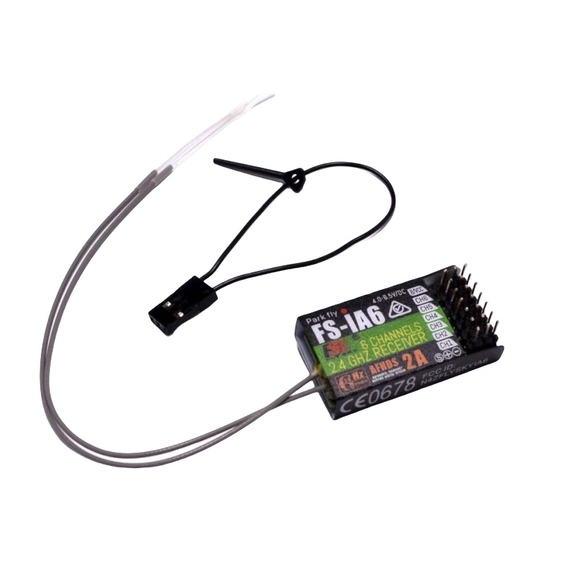 Flysky FS-IA6 レシーバー 6CH デュアルアン - Drone Racing Antenna のレビューと価格