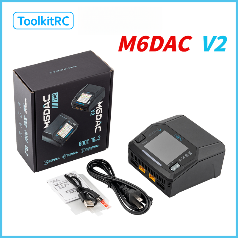 ToolkitRC M6DAC V2 RCカー 7.4v リ - Drone Racing Charger のレビューと価格