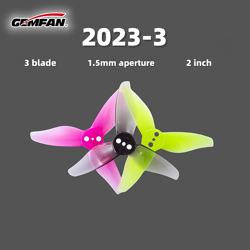Gemfan 2023 三枚羽根 2インチプロペラ 3枚羽根 - Drone Racing Gate のレビューと価格