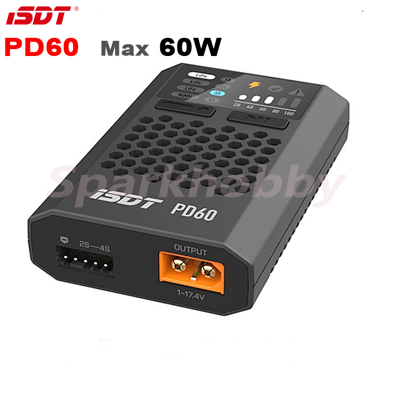 Isdt PD60S 60ワット6Aクイックスマート充電器リ - Drone Racing Charger のレビューと価格