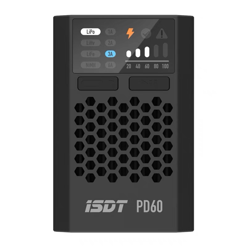 ISDT PD60 60w リチウムバッテリーバランス充電器 - Drone Racing Charger のレビューと価格
