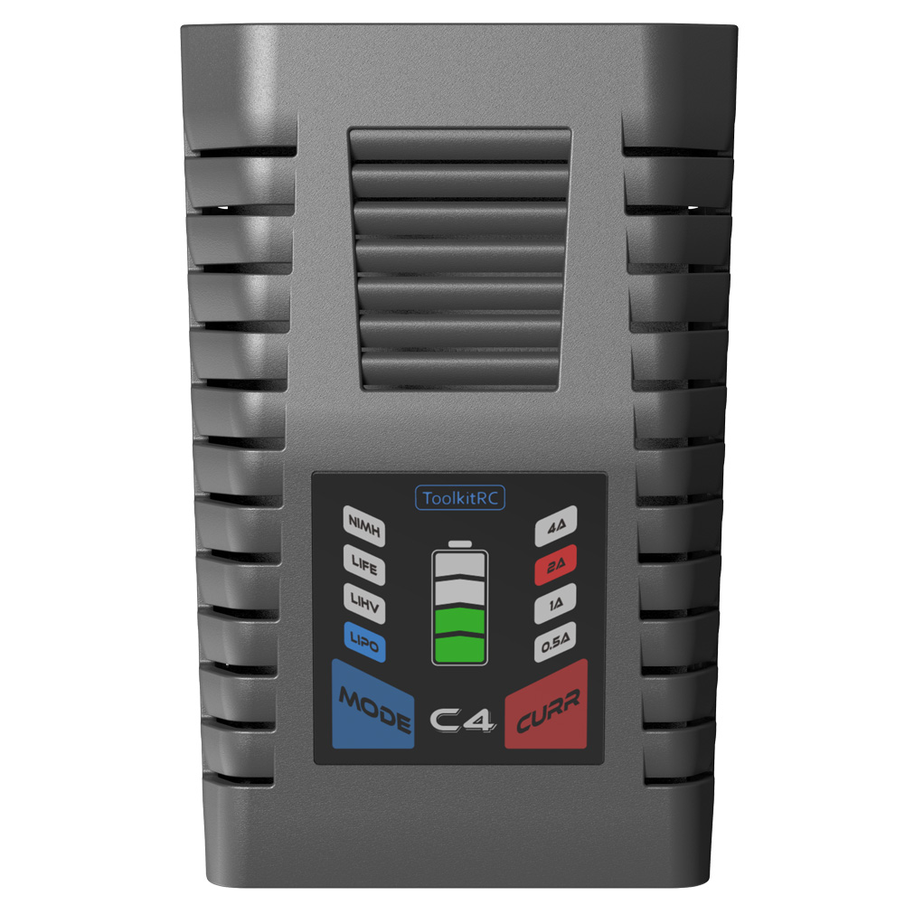 ToolkitRC C4充電器 50W 5A AC XT60 - Drone Racing Charger のレビューと価格