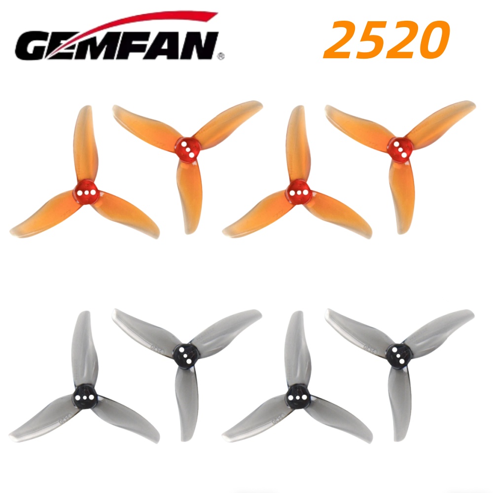 4ペア Gemfan Hurricane 2520 2.5X - Drone Racing Propeller のレビューと価格