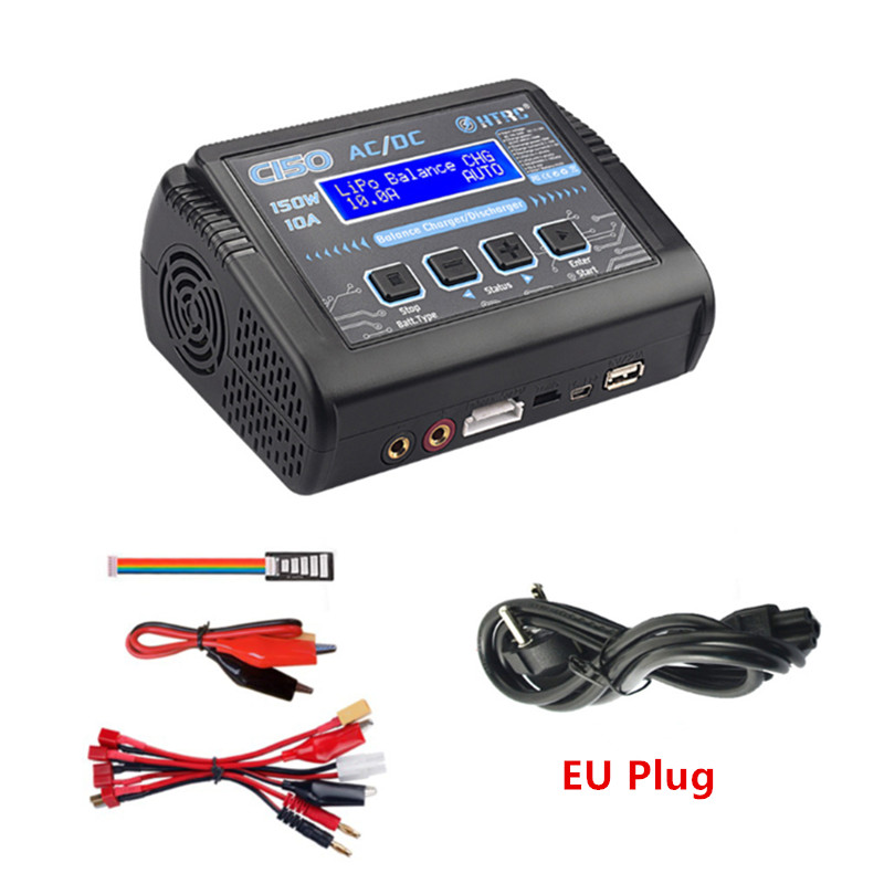 HTRC C150 150W 10A スマート充電器放電器  - Drone Racing Charger のレビューと価格