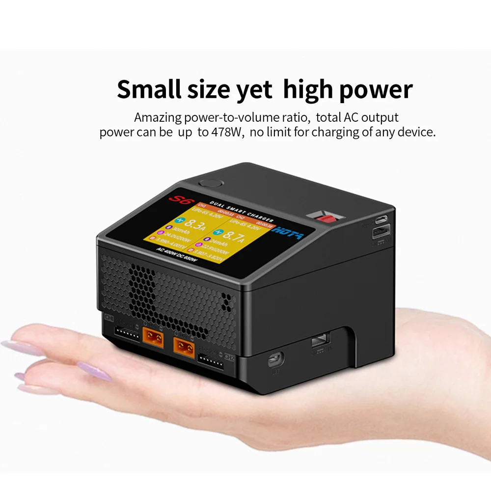 SkyCityFPV HOTA S6 AC 400W 15A - Drone Racing Charger のレビューと価格