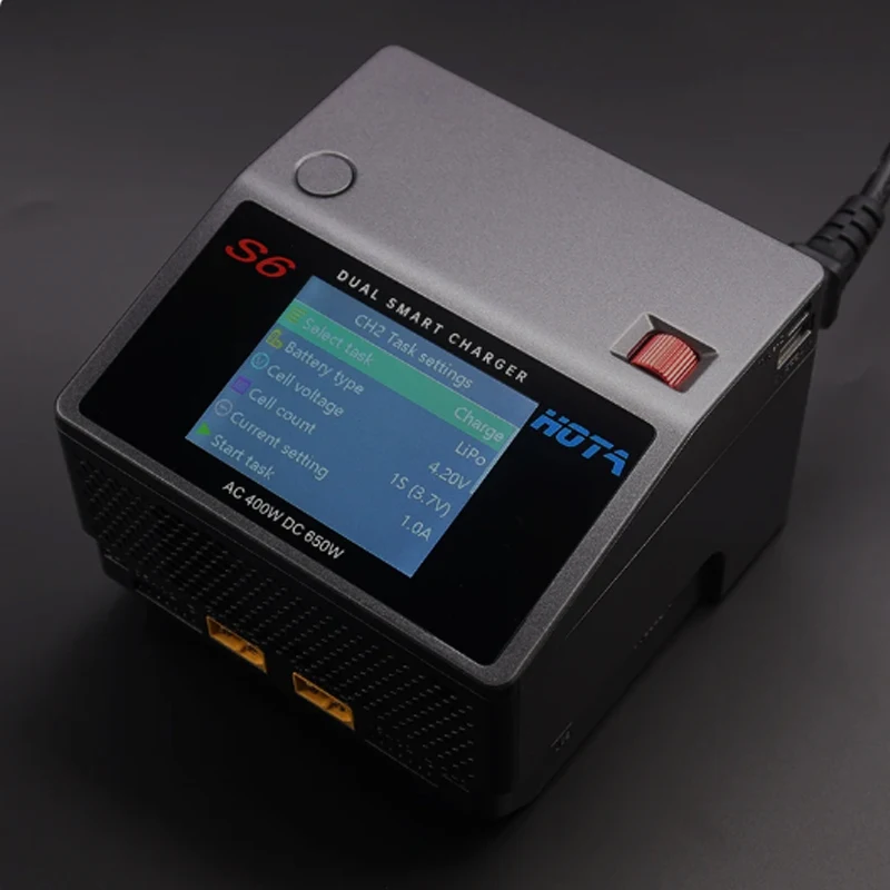SkyCityFPV HOTA S6 AC 400W 15A - Drone Racing Charger のレビューと価格