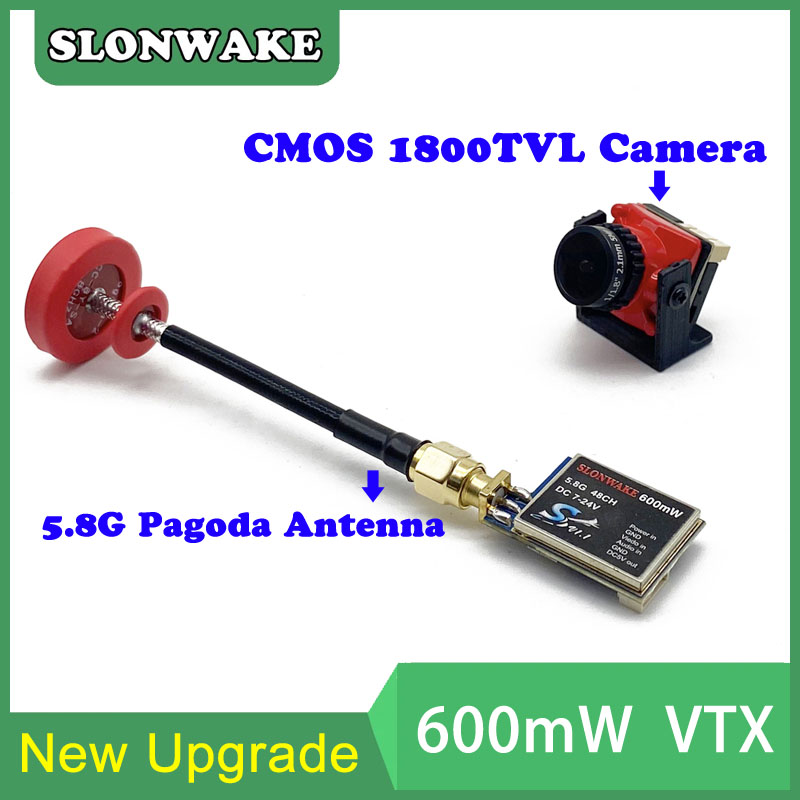 すぐに使える5.8G 48CH 600mWビデオ送信機とCm - Drone Racing Camera のレビューと価格