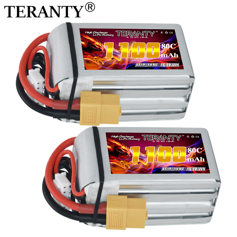 TERANTY 4S 1100mAh 80C/160C リポ - Drone Racing Battery のレビューと価格