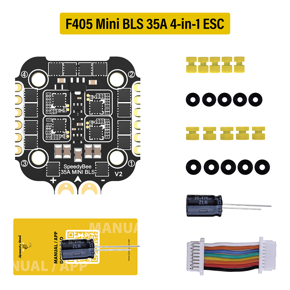 F405 MINI SpeedyBee F405 ミニスタッ - Drone Racing Esc のレビューと価格
