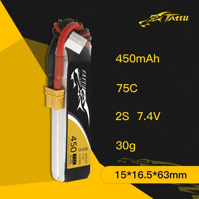Tattu-ドローン用バッテリー,rcヘリコプター用,fpv - Drone Racing Battery のレビューと価格