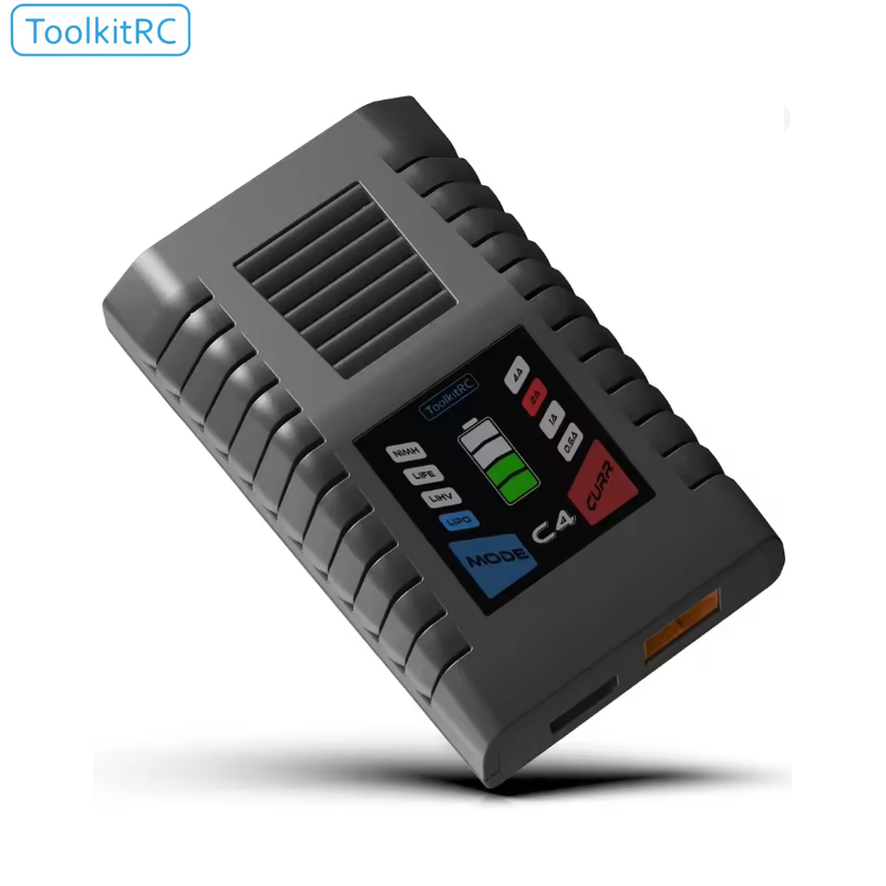 ToolkitRC C4 50W シンプルバランス充電器 L - Drone Racing Charger のレビューと価格