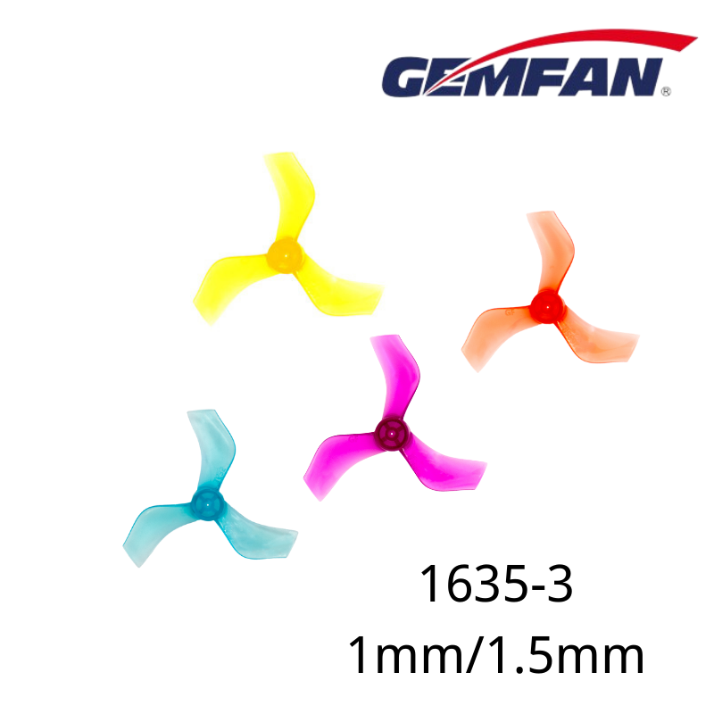 Gemfan 1635 40mm 3枚羽プロペラ 8ペア T - Drone Racing Propeller のレビューと価格