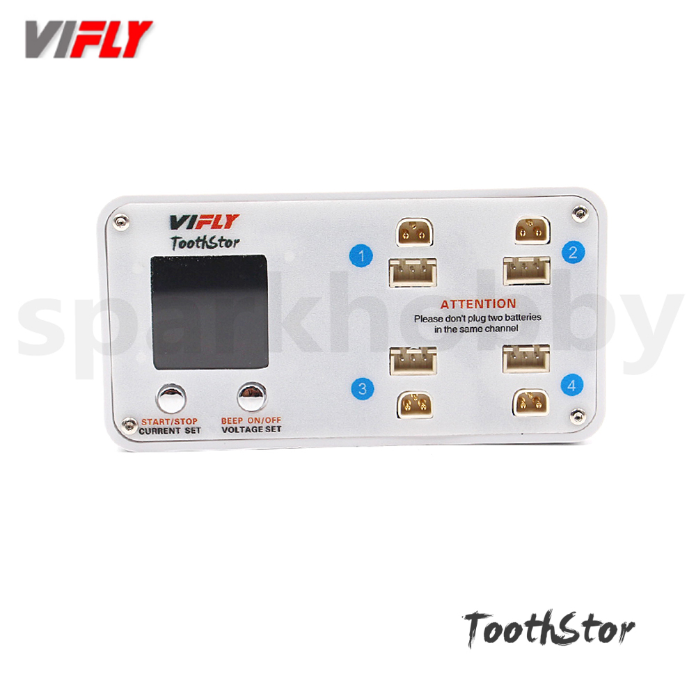VIFLY ToothStor 4ポート2Sバランスチャージ - Drone Racing Charger のレビューと価格