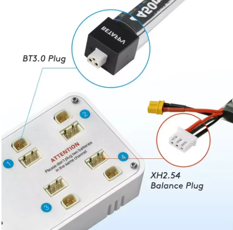 VIFLY ToothStor 4ポート2Sバランスチャージ - Drone Racing Charger のレビューと価格